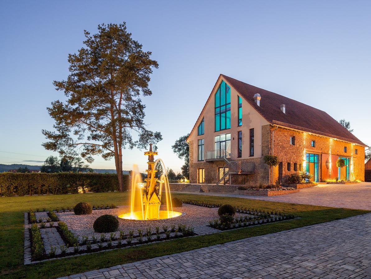 Hotel Dorfmuehle Lehrberg Exterior photo